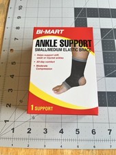 ANKLE SUPPORT, Elastic Brace, Small/Meduim
