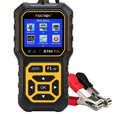 12V 24V 6V Automotive Battery Tester 2  120Ah 100  3000 CCA Black Yellow
