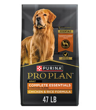 Purina Pro Plan Adult Shredded Blend Chicken Rice Formula Dry Dog Food 47-lb FRS 1.36 per pound