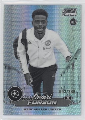 2023 Stadium Club Chrome UEFA Champions League /299 Omari Forson Rookie RC 11x6