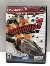 Burnout 3: Takedown (PlayStation 2, 2004) Complete Tested Working - Free Ship