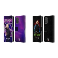 WWE JEFF HARDY LEATHER BOOK WALLET CASE COVER FOR SAMSUNG PHONES 1