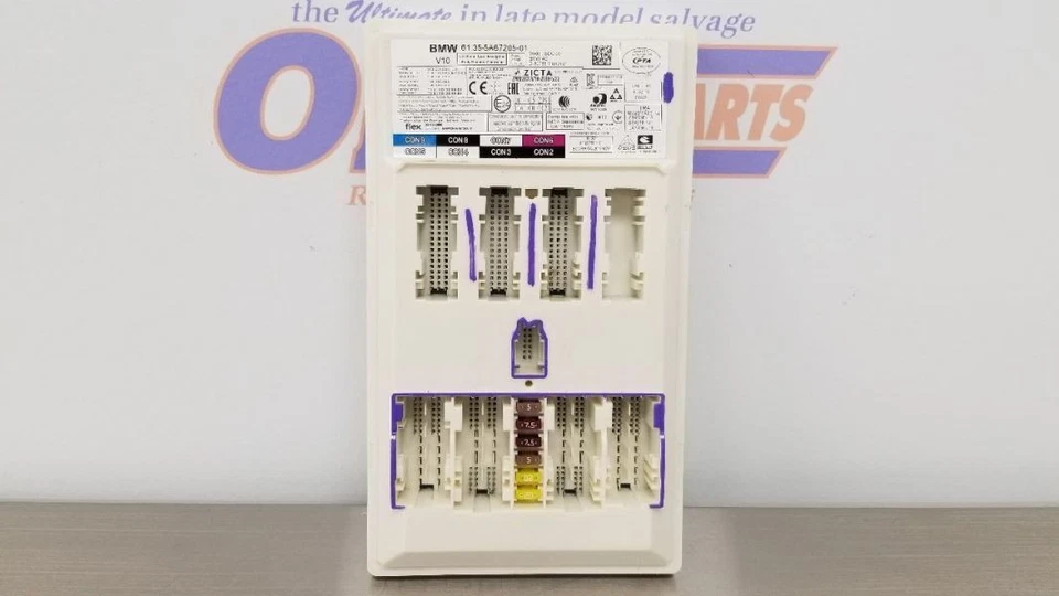 22 MÓDULO DE CONTROL DE DOMINIO DE CARROCERÍA BMW X7 M50I BCM 61355A67205 Foto 2 de 4