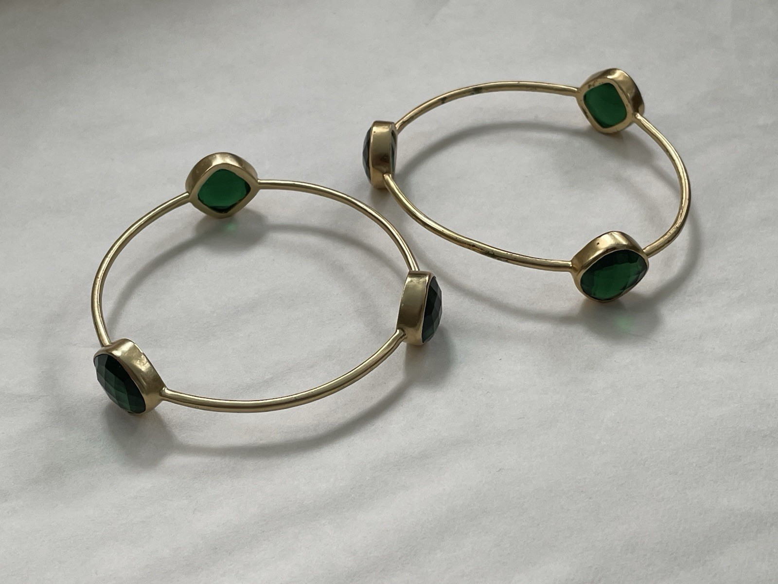 Julie Vos Stackable Green Gem Bracelets - image 5
