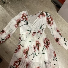 Fashion Nova The Moment I Knew Maxi Dress - Ivory/Pink XL