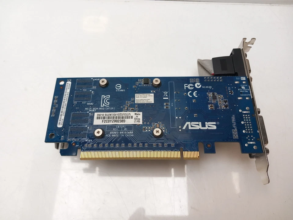 ASUS NVIDIA GeForce 210 1GB Video Graphics Card EN210 Silent/DI/1GD3/V2(LP) - Image 4 of 4