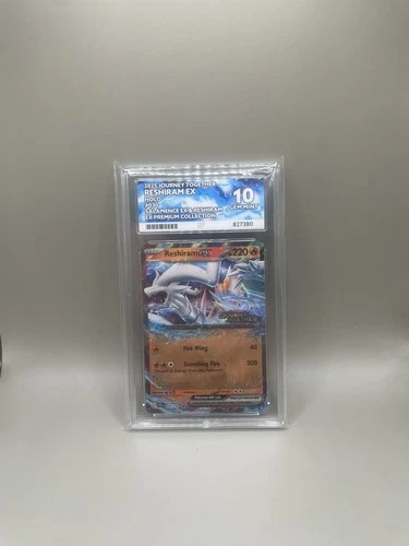 ACE 10 Reshiram ex 030/159 Journey Together Premium Collection Box Stamp Pokemon