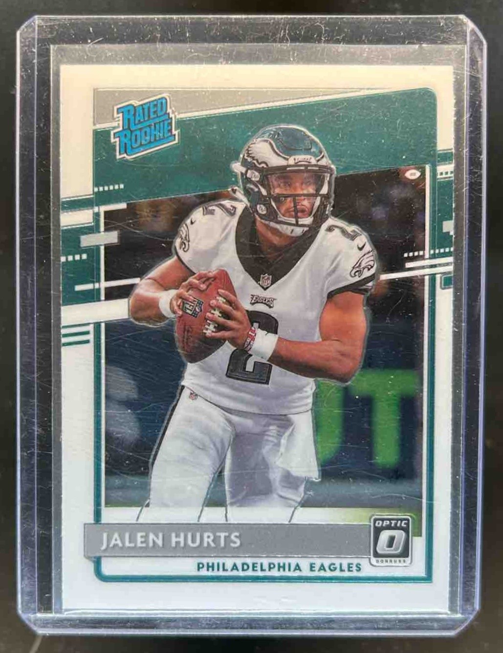2020 Donruss Optic Jalen Hurts Rookie RC #164 Eagles