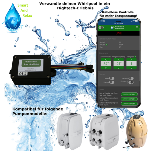 SmartAndRelax - Whirlpool WLAN WiFi Modul für Bestway® Lay Z Spa™ /SW in DEUTSCH - Bild 48 von 56