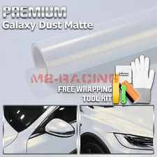 Galaxy Dust Matte Whit Gold Metallic Auto Sticker Decal Vinyl Wrap Sheet Film