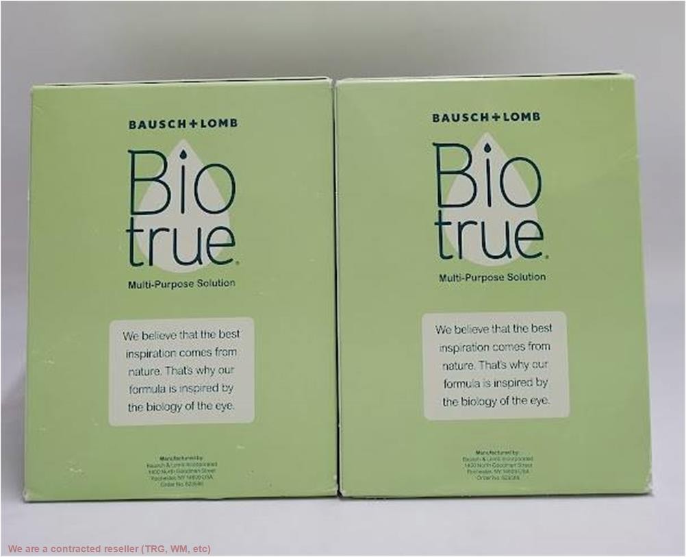 LOT OF 2 !! Biotrue Contact Lens Solution - 20 fl oz - EXP. 10/2026 OR AFTER