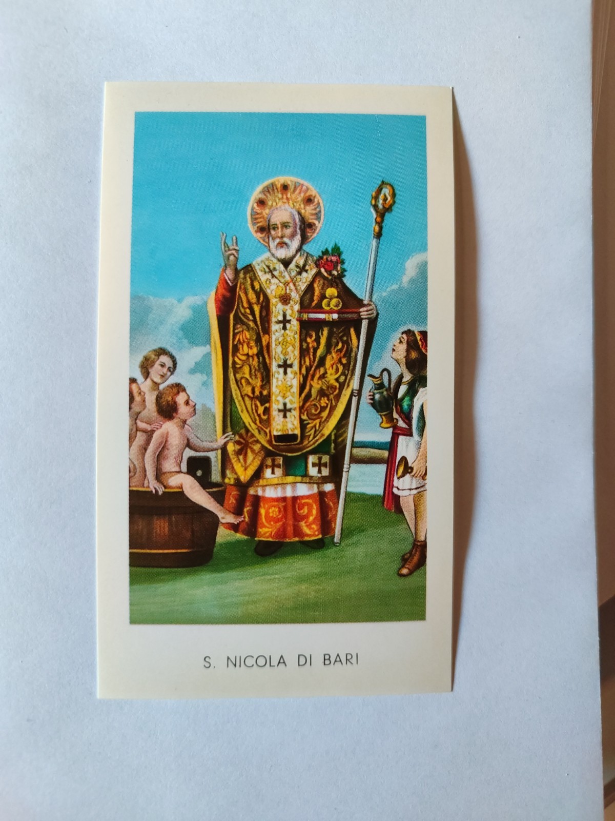 San Nicola di Bari, Holy Card, C ED G MI 60