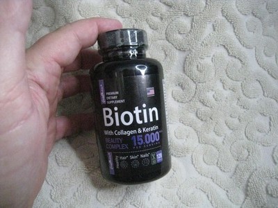 Coolkin Biotin Beauty Complex 15000mcg collagen & Keratin Hair Skin Nails 06/26