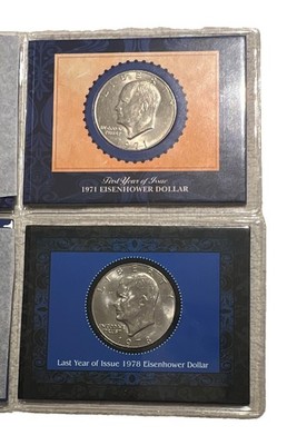 Eisenhower Dollars 1st & Last Year Of Issue.