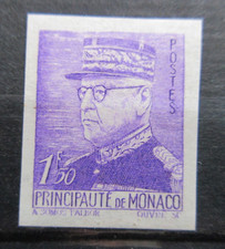 MONACO timbre neuf ** NON dentelé en TBE lot OF111
