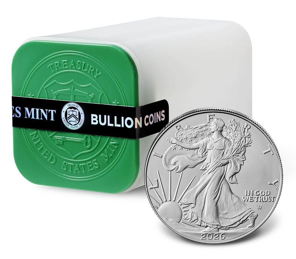 2026 American Silver Eagle 1 oz $1 - BU - Sealed 500 Coin Monster