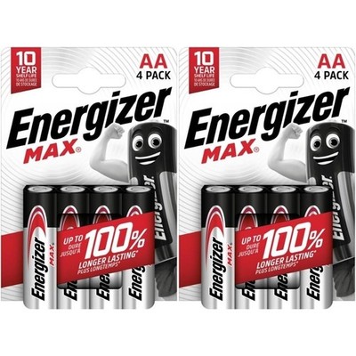 Energizer Max Plus Batterie AA Alkali Batterie 1,5 V 1800mAh Blisterpackung 8 ER