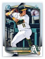 2025 Bowman Draft #BDC-28 Gavin Turley Chrome Refractor