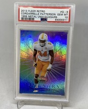 2013 Fleer Metal Quasars FOIL Cordarrelle Patterson RC PSA 10 GEM MT POP 1 RARE!
