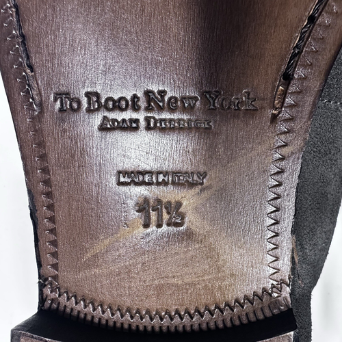 NWOT TO BOOT NEW YORK Men's Size 11.5M US Casual Gray Leather Horsebit Loafers - Picture 7 of 8