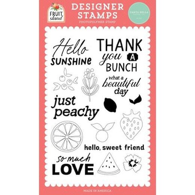 Carta Bella Obstständer Clear Stamps - Sweet Friend