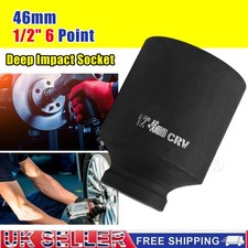 46mm 1/2" Drive Deep Impact Socket 6 Pt Hex Shaped Deep Impact Socket 79mm Long