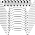 50er-Set Gewächshaus-Edelstahl-W-Clips, Z-Überlappungsclips, Zubehör,
