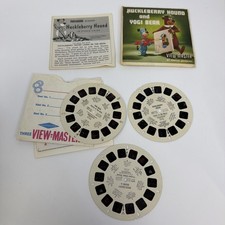 1960 Huckleberry Hound View Master Packet B512 3 Reel Set  Book Yogi Bear