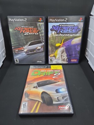 Tokyo Xtreme Racer Game Lot PS2 - Tokyo Xtreme Racer Zero, Drift, And Drift 2