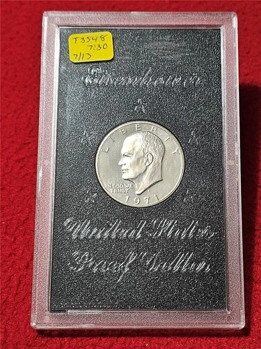 Photo of a 1971-S Eisenhower Dollar Proof from an eBay listing that sold on Jul 20, 2026