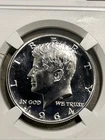 1964 Accented Hair Silver Proof Kennedy Half Dollar NGC PF66