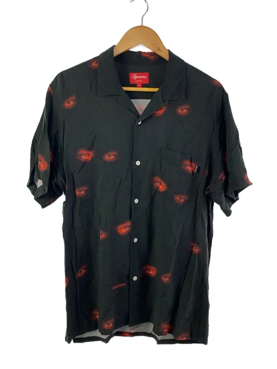 Chemise Supreme manches courtes/L/rayonne/noir/tout motif