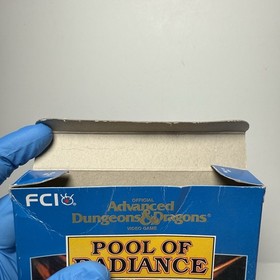 DUNGEON & DRAGONS: POOL OF RADIANCE - NES Game Box ONLY (Advanced D&D) Authentic