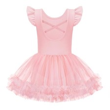 Zaclotre Ballet Leotards for Girls with Tutu Skirt Toddler Dance Dresses