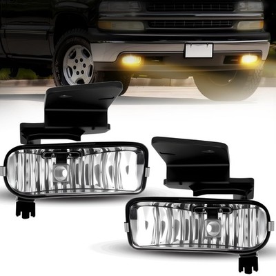 Fog Lights Compatible with 1999-2002 Chevy Silverado 1500 2500, 2000-2001 Sil...