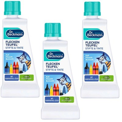 3x Dr. Beckmann Stain Remover Pen 50ml Liquid #04