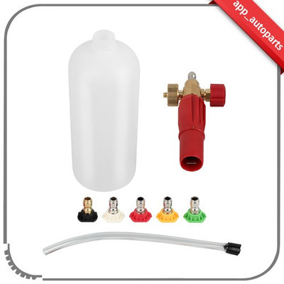 #ad Heavy Duty Foam Cannon Professional Car Wash Pressure Washer 1 4quot; 5 Nozzle Tips $18.48