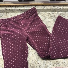 Pilcro and the Letterpress Pants 32x29 High Rise Bootcut Floral Corduroy