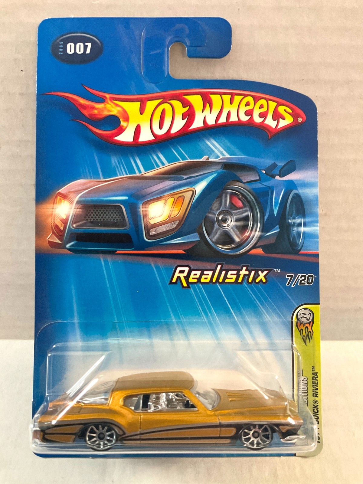 Hot Wheels 1971 BUICK RIVIERA - KMART Exclusive GOLD! 2005 First Editions 007