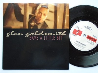 Glen Goldsmith Save A Little Bit 7'' RCA PB42147 EX/EX 1988 picture sleeve