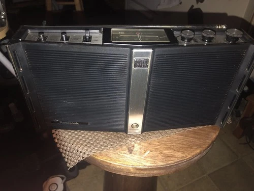 Vintage Panasonic RF-973 FM/AM Stereo Spacer Radio Boombox Nice Working Japan