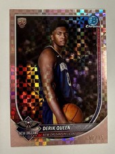 2025-26 Bowman Basketball Derik Queen Rookie /15 #BCV-13 Rose Gold X-Fractor