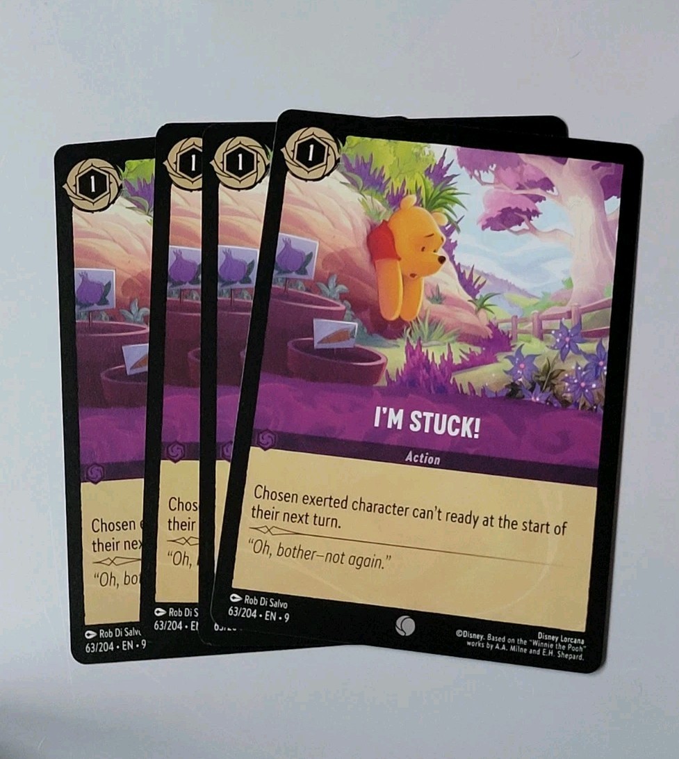 4x Disney Lorcana TCG - Fabled: I'm Stuck! (063/204) - Common - Near Mint 