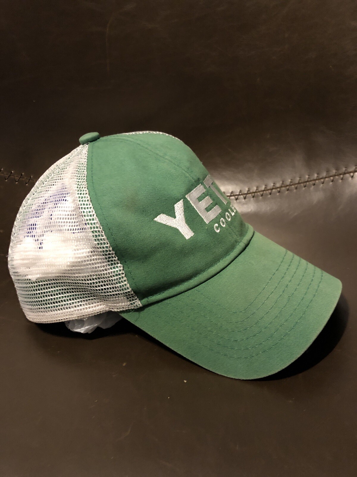 Yeti Coolers Green White Adjustable Snapback Trucker … Gem