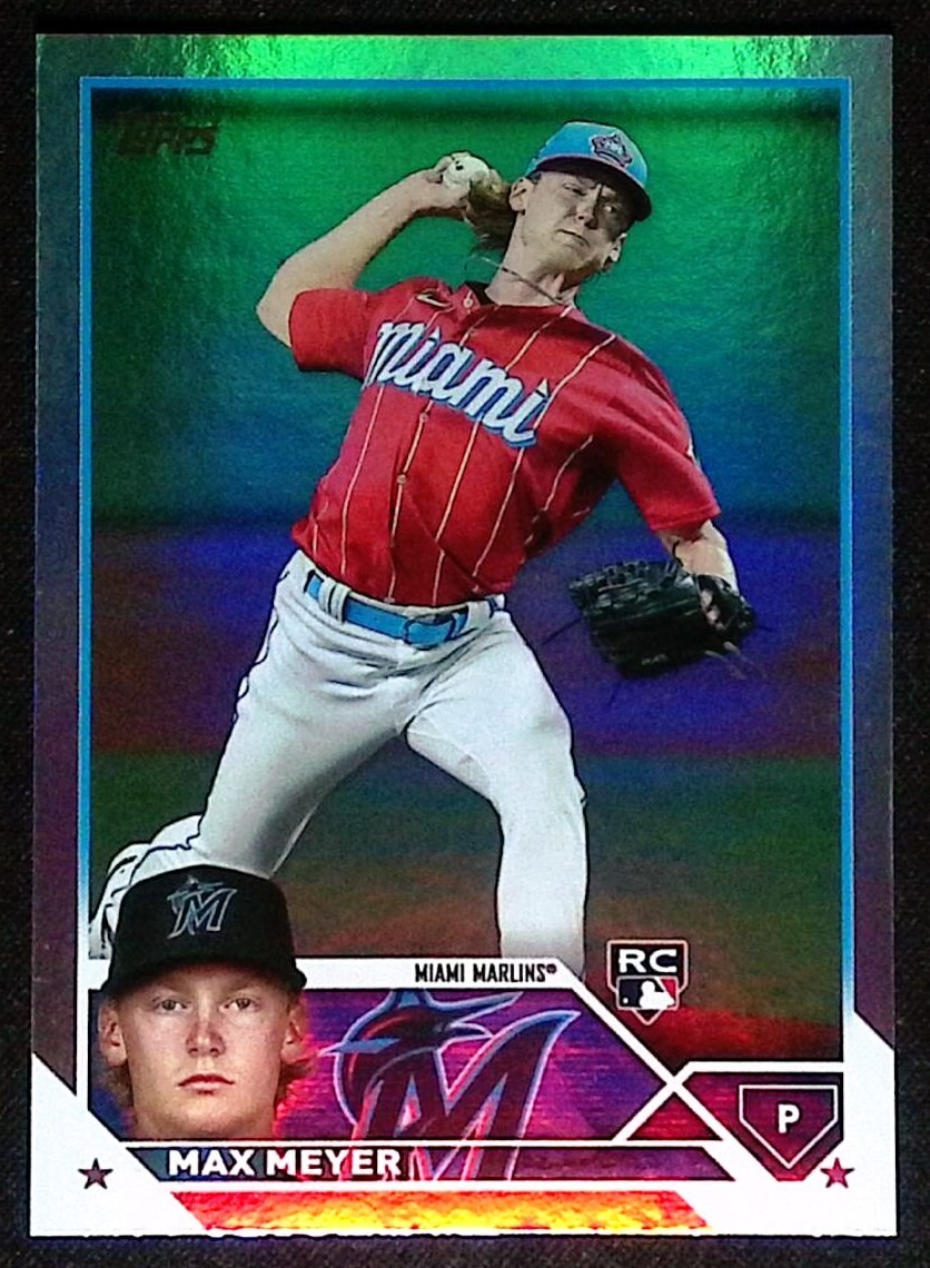 Max Meyer - 2023 Topps #388 Rainbow Foil - RC - Marlins