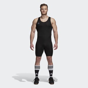 ADIDAS Powerlift Sollevamento Pesi Canottiera WRESTLING TUTA GYM TRAINING Nero Da Uomo | eBay