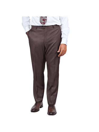 Blujacket Mens Brown 100% Reda Wool Regular Fit Suit - Picture 4 of 7