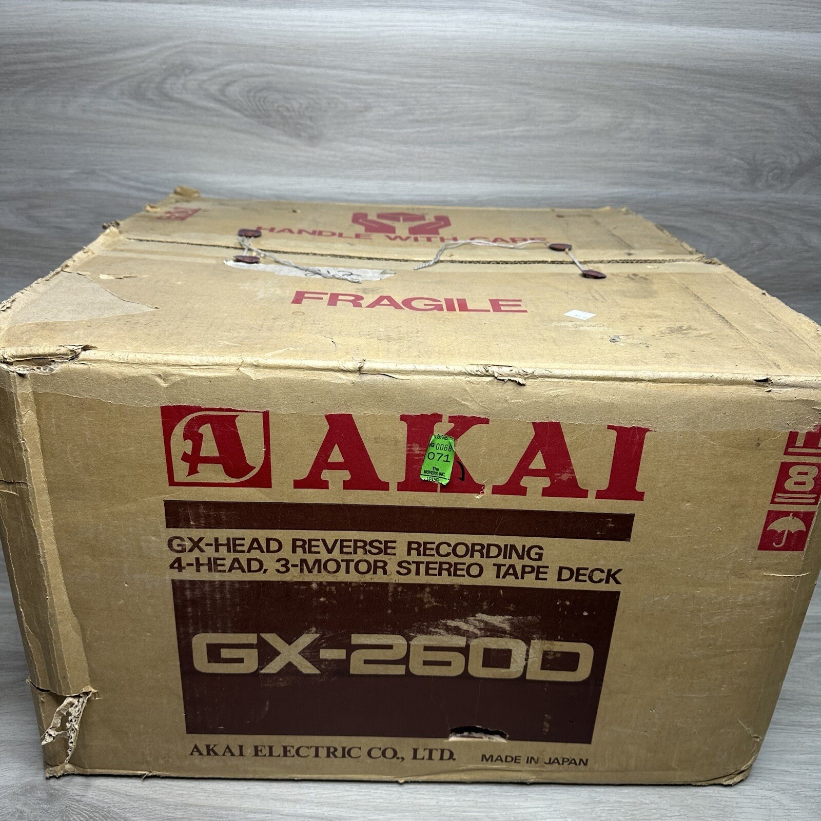 AKAI GX FOCUSED FIELD GX-260D REEL-TO-REEL TAPE RECORDER w/ Box