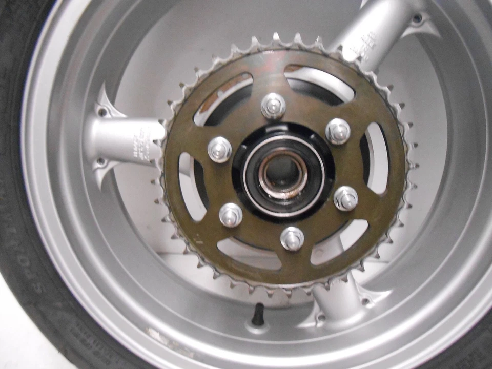 05 06 NINJA Kawasaki ZX600J ZX600 J1 ZZR600 ZZR llanta trasera rotor neumático Foto 2 de 4