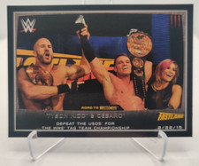 2015 Topps WWE Road to Wrestlemania #92 Tyson Kidd & Cesaro wrestling card